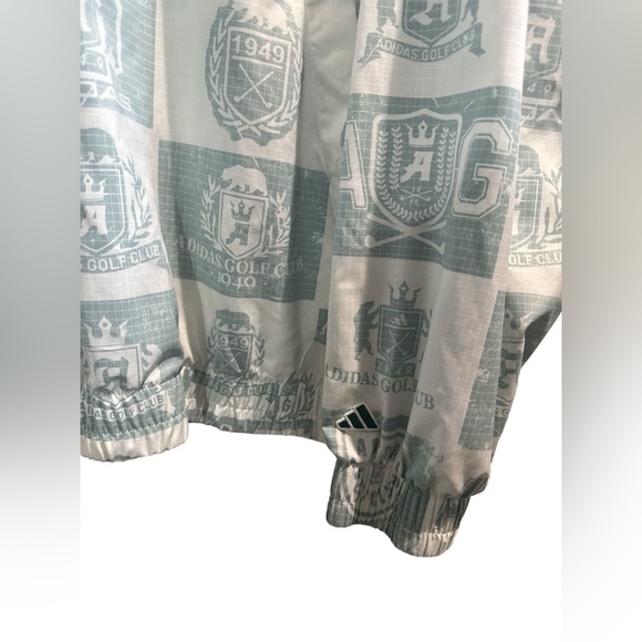 Men’s adidas White and Gray Graphic Jacket size: XXL - Picture 8 of 11